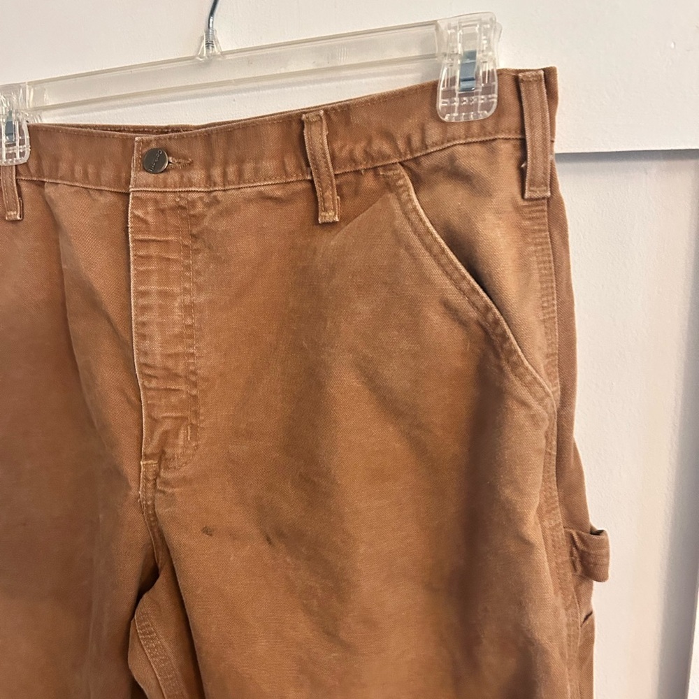 Carhartt Men's Tan Carpenter pants 2007 38x30 - Picture 3 of 7
